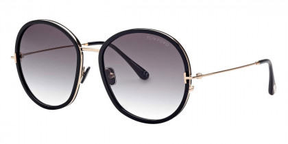 Color: Shiny Black (01B) - Tom Ford FT0946Hunter-0201B58