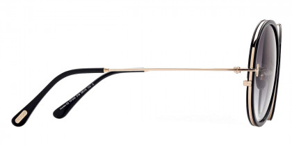 Color: Shiny Black (01B) - Tom Ford FT0946Hunter-0201B58