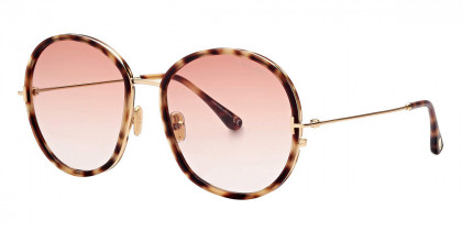 Color: Shiny Medium Blonde Havana (53T) - Tom Ford FT0946Hunter-0253T58