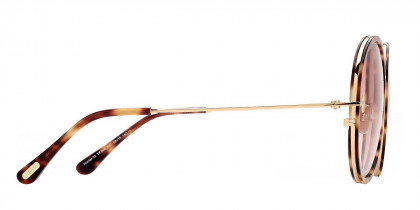 Color: Shiny Medium Blonde Havana (53T) - Tom Ford FT0946Hunter-0253T58