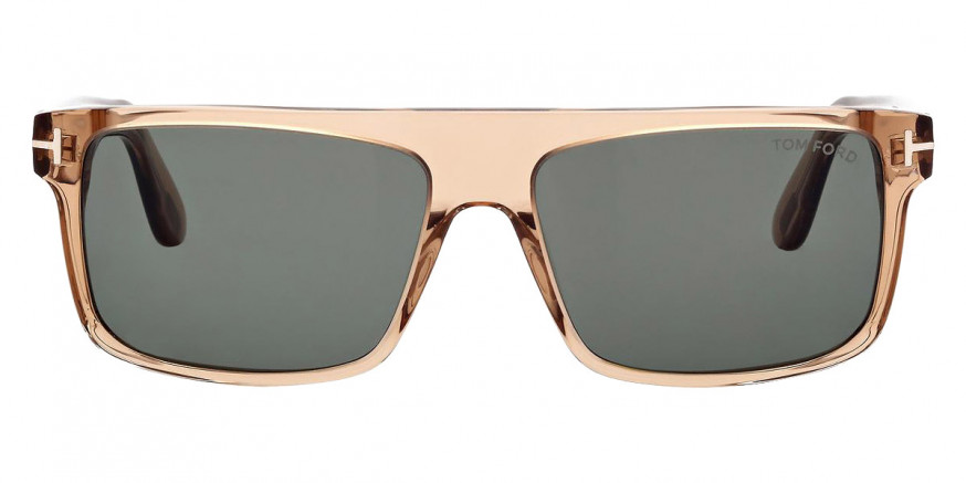 Tom Ford™ FT0999 Philippe-02 45N 58 - Shiny Transparent Beige/T Logo