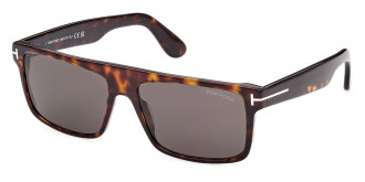 Color: Shiny Dark Havana/T Logo (52A) - Tom Ford FT0999Philippe-0252A58