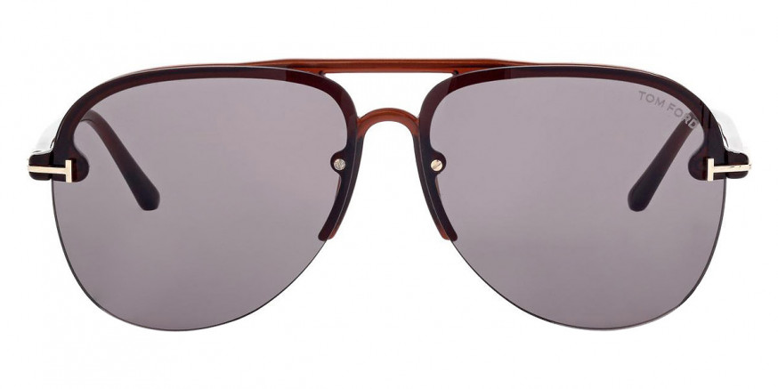 Tom Ford™ FT1004 Terry-02 45A 62 - Transparent Brown/T Logo