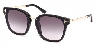 Color: Shiny Black/T Logo (01B) - Tom Ford FT1014Philippa-0201B68