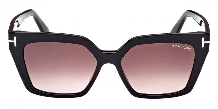 サングラス TOM FORD Tom Ford - FT1216 5353F - 53F (FT1216 5353F 53F) Tom Ford Edie Brown Gradient Butterfly Ladies Sunglasses