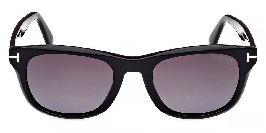Tom Ford™ FT1076 Kendel 01B 54 - Shiny Black/Eco/T Logo