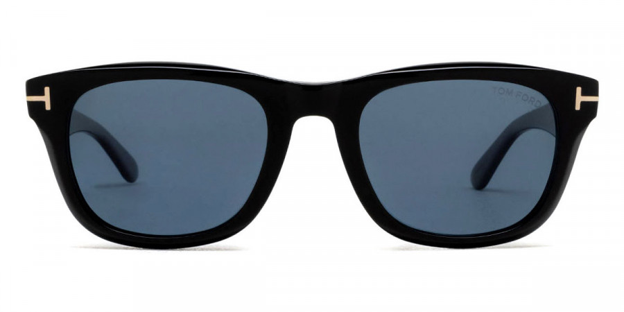 Tom Ford™ FT1076 Kendel 01M 54 - Shiny Black/Eco/T Logo