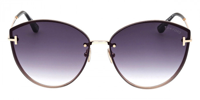Tom Ford™ Evangeline FT1106 28B 63 - Shiny Rose Gold