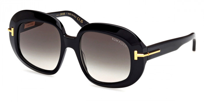 日本企画】TOM FORD FT1230-D 01A ブラック(01A ブラック