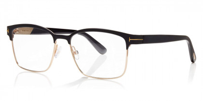 Color: Matte Black/Shiny Rose Gold (002) - Tom Ford FT532300254