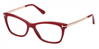 Color: Shiny Burgundy/Matte Pale Gold/T Logo (069) - Tom Ford FT535306954