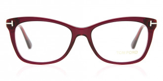 Color: Shiny Transparent Fuchsia/Shiny Brushed Light Ruthenium (075) - Tom Ford FT535307552