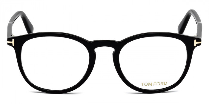 Tom Ford™ FT5401 001 51 - Shiny Black/Shiny Rose Gold T Logo