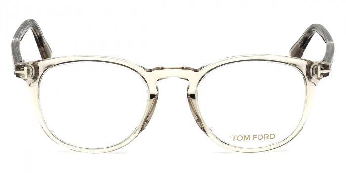 Tom Ford™ FT5401 020 51 - Shiny Transparent Gray/Shiny Palladium T Logo
