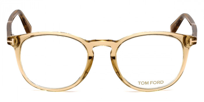 Tom Ford™ FT5401 045 51 - Shiny Transparent Champagne/Shiny Rose Gold T Logo