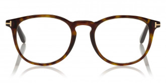 Color: Shiny Classic Dark Havana/Shiny Rose Gold T Logo (052) - Tom Ford FT540105251