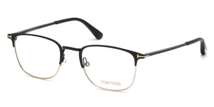 Color: Matte Black/Shiny Rose Gold (002) - Tom Ford FT545300254