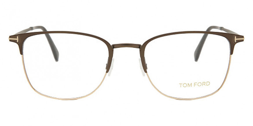 Tom Ford™ FT5453 049 52 - Matte Dark Brown/Shiny Rose Gold