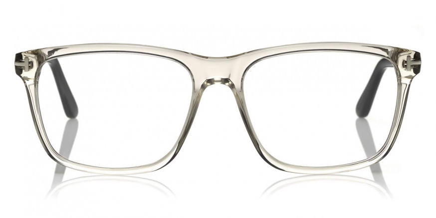 Tom Ford™ FT5479-B 020 56 - Transparent Gray with Gray Striped Blue Horn