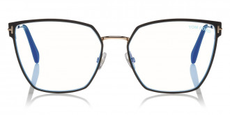 Color: Black Enamel/Shiny Rose Gold/Blacks (001) - Tom Ford FT5574-B00155