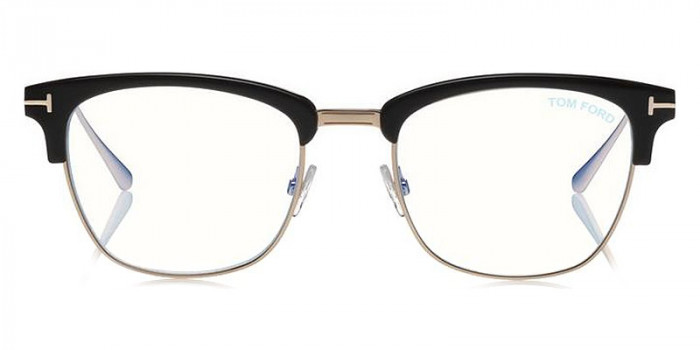 Tom Ford™ FT5590-F-B 002 52 - Matte Black/Shiny Dark Ruthenium