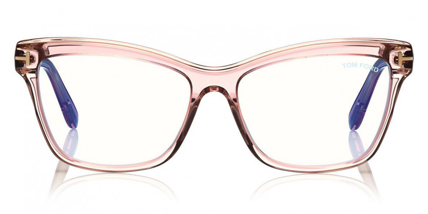 Tom Ford™ FT5619-B 072 55 - Shiny Transparent Lilac/Pink & Gray