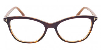 Color: Violet & Red Havana/Light Brown/Rose Gold (055) - Tom Ford FT5636-B05552