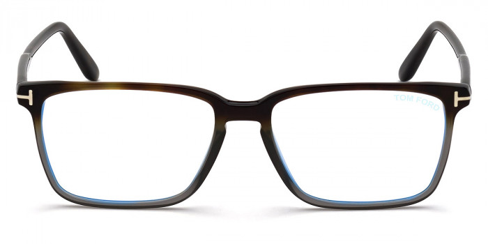 Tom Ford™ FT5696-B 056 56 - Shiny Gradient Havana-To-Gray with Havana