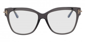 Tom Ford™ FT5704-B 020 54 - Shiny Transparent Gray With Rose Gold