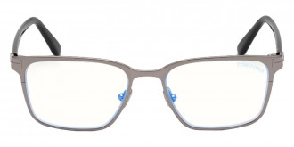 Color: Shiny Gunmetal/Shiny Red Havana/T Logo (008) - Tom Ford FT5733-B00855