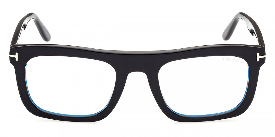 Tom Ford™ FT5757-B 001 52 - Shiny Black/T Logo