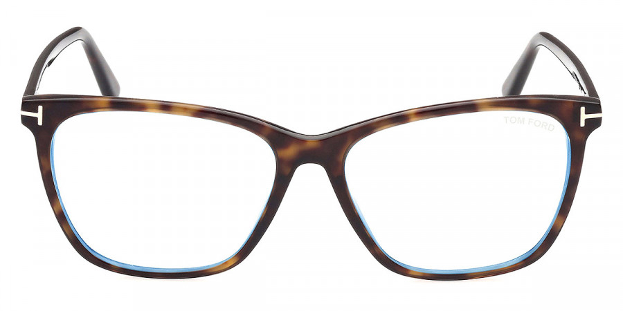 Tom Ford™ FT5762-B 052 55 - Shiny Classic Dark Havana/T Logo