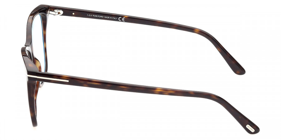 Color: Shiny Classic Dark Havana/T Logo (052) - Tom Ford FT5762-B05255