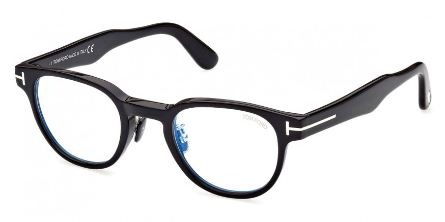 Tom Ford™ FT5783-D-B 005 47 Shiny Black/T Logo Eyeglasses