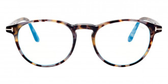 Color: Shiny Vintage Gray Havana/T Logo (055) - Tom Ford FT5803-B05549