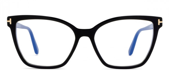 Tom Ford™ FT5812-B 001 53 - Shiny Black/T Logo