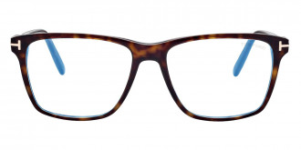 Color: Shiny Dark Havana/T Logo (052) - Tom Ford FT5817-B05256