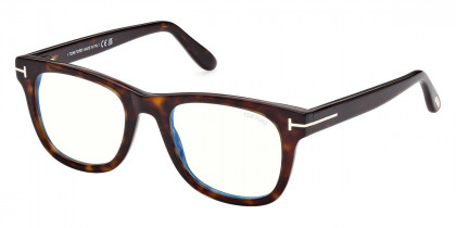 Color: Shiny Classic Dark Havana/T Logo (052) - Tom Ford FT5820-B05250
