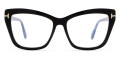 Shiny Black/T Logo / Blue Block