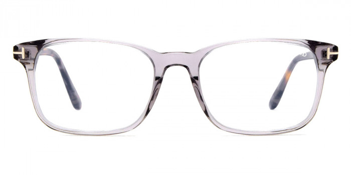 Tom Ford™ FT5831-F-B 020 55 - Shiny Transparent Gray/T Logo