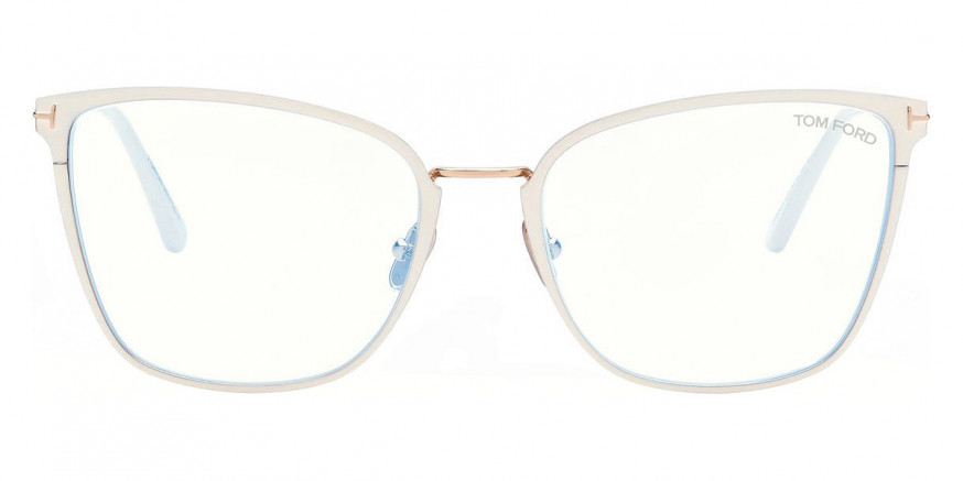 Tom Ford™ FT5839-B 025 56 - Shiny Ivory/T Logo