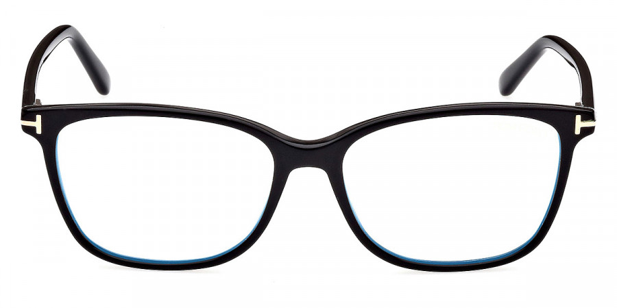 Tom Ford™ FT5842-B 001 54 - Shiny Black/T Logo