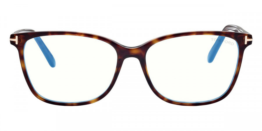 Tom Ford™ FT5842-B 052 54 - Shiny Dark Havana/T Logo