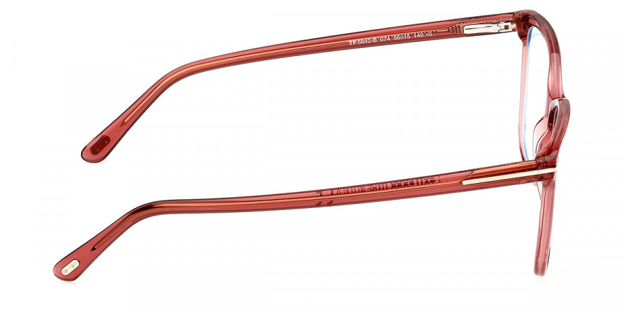 Color: Shiny Transparent Pink/T Logo (074) - Tom Ford FT5842-B07454