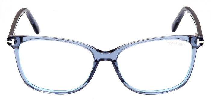 Tom Ford™ FT5842-B 090 54 - Shiny Blue/T Logo