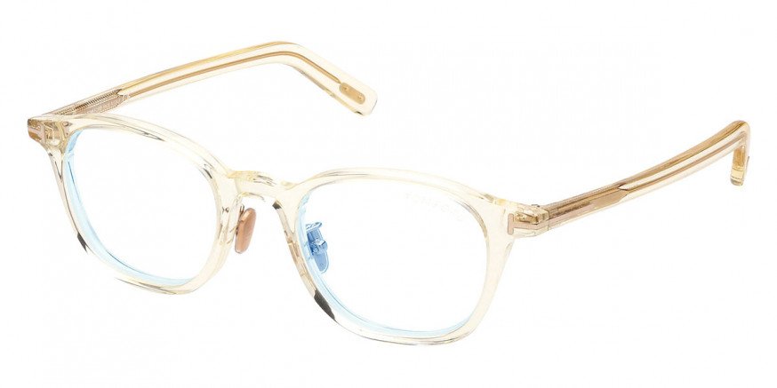 Tom Ford™ FT5858-D-B 039 49 - Shiny Transparent Yellow/T Logo