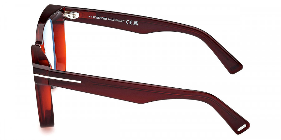 Color: Shiny Transparent Amber/T Logo (045) - Tom Ford FT5881-B04552