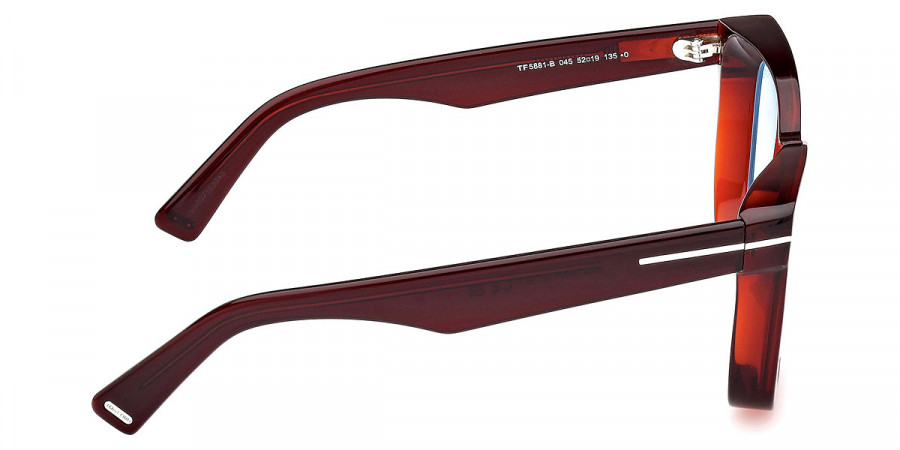 Color: Shiny Transparent Amber/T Logo (045) - Tom Ford FT5881-B04552