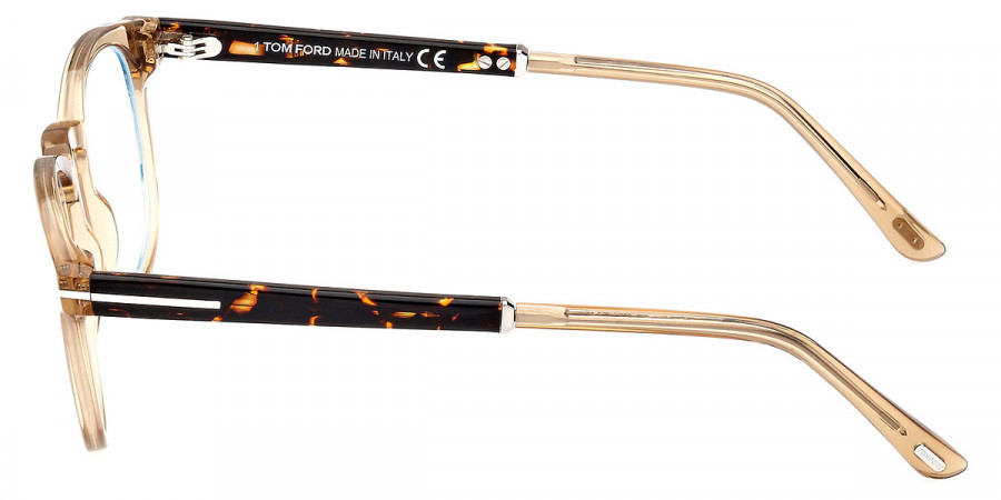Color: Transparent Beige/Palladium/T Logo (047) - Tom Ford FT5891-B04749