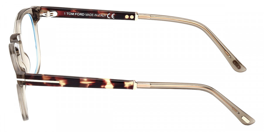Color: Transparent Olive/Shiny Rose Gold/T Logo (095) - Tom Ford FT5891-B09549